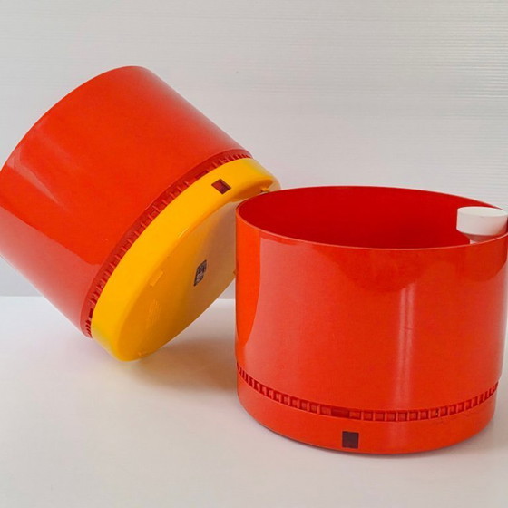 Image 1 of COPPIA DI VASI ROTONDI VINTAGE 1970 NENA BALSARI VASTILL BY-REFLEX ANNI '70