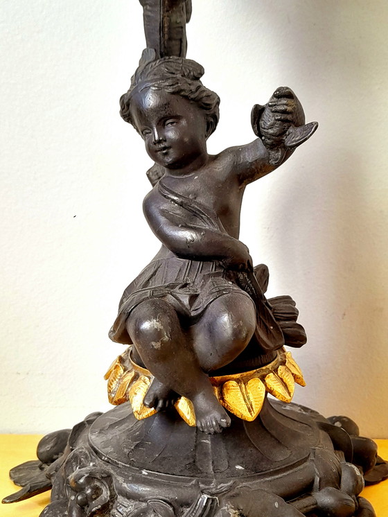 Image 1 of Paar Rokoko-Kerzenständer