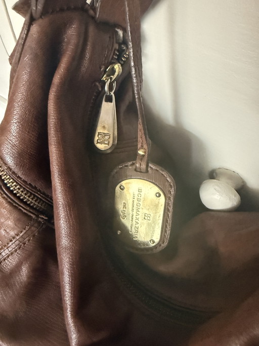 Grote bruine leren BCBGMAXAZRIA – schoudertassen, Lambskin (photo 2 of 10)