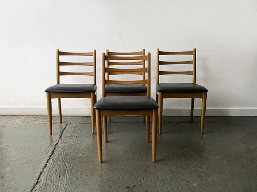 Set Of 4 1970'S Mid-Century Dining Chairs By Schreiber Furniture