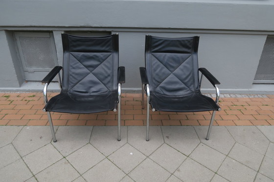 Image 1 of Coppia di poltrone ad arco di Hans Eichenberger per Strässle International