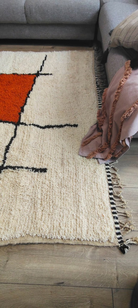 Image 1 of Berbertapijt vloedkleed nieuw wol 200 cm x 300 cm marokkaans