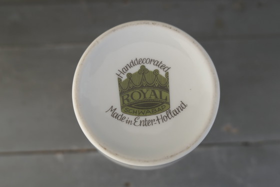 Image 1 of Vintage Royal Schwabap Vase Forget-Me-Nots