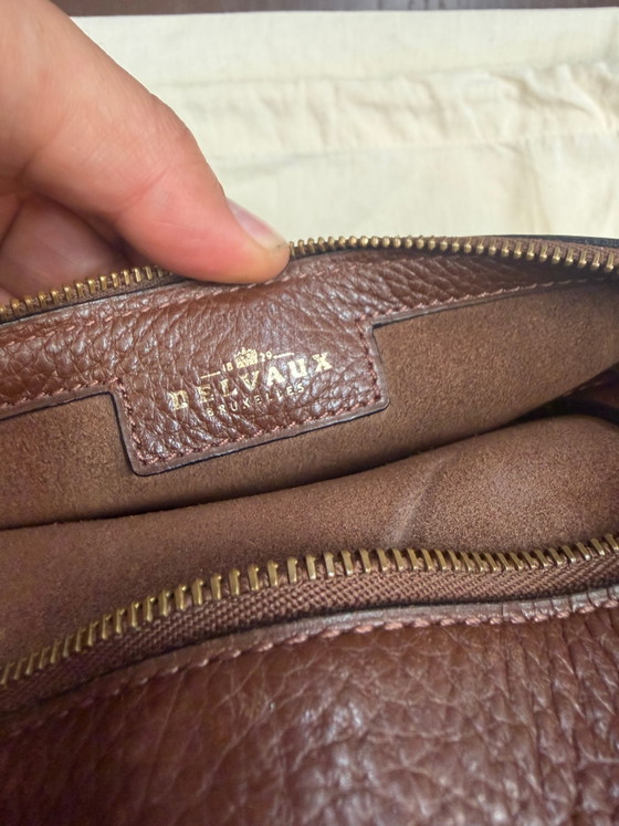 Cuir cognac Delvaux Nuage Marron – Sacs a bandouliere, Calfskin (photo 4 of 6)