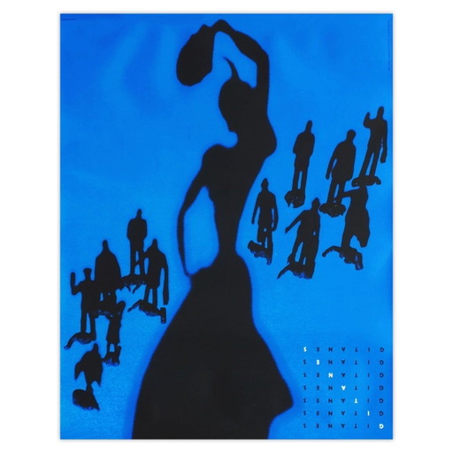 GITANES - HOMMAGE À MAX PONTY Masuteru Aoba Póster 1991