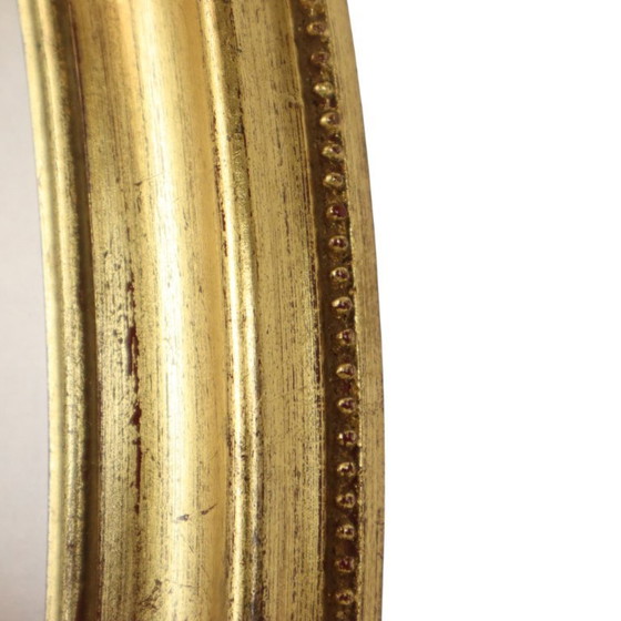 Classic Oval Gold Frame with Bow Ornament 63cm – Glass, Plastic (photo 11 of 14)