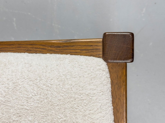 Image 1 of Brutalist Smoked Oak Dining Chairs, 1970s Set of 6