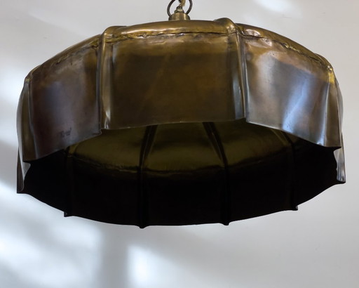 Industriële Messing Hanglamp – Vintage Look