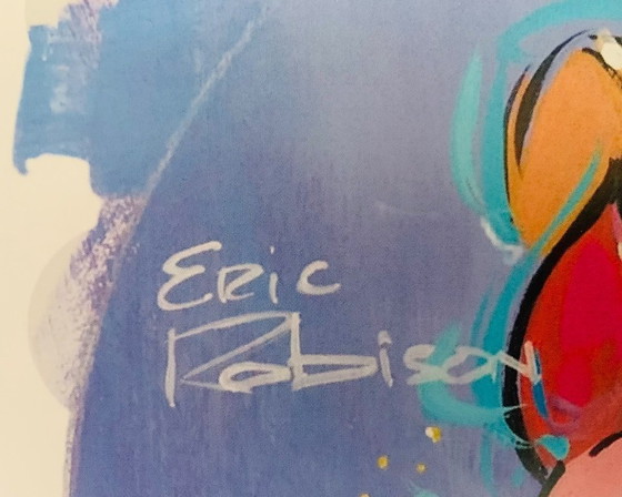 Image 1 of Handsigniert und nummeriert von Eric Robison: "Pooh and Piglet". Limitiert auf eine Auflage von 200 Stück, hier Nr. 104/200.