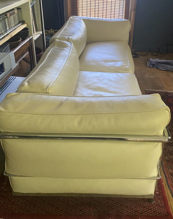 Image 1 of Paire de méridiennes style LC3 , fabrication Italienne vintage , années 80’