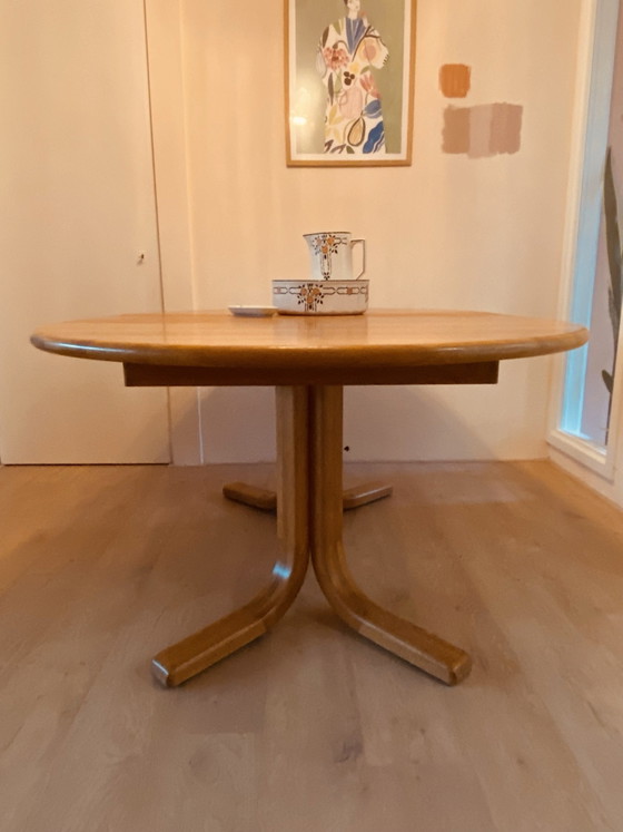 Tavolo da pranzo allungabile originale design danese vintage anni '70, Dyrlund, Tavoli da pranzo, Legno (foto 4 di 15)