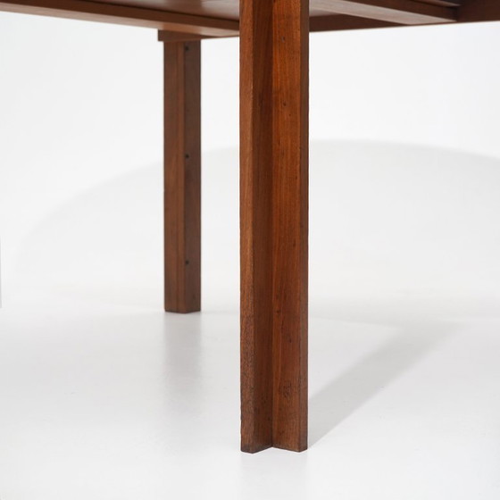 Image 1 of Uitschuifbare ronde tafel van Inge Klingeberg voor France e Son, jaren 60.