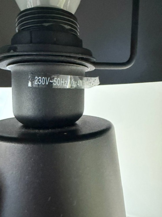 Moderne Tischlampe schwarz – Pilzlampe – mattes Aluminium – Tischlampen, Metal (photo 12 of 15)