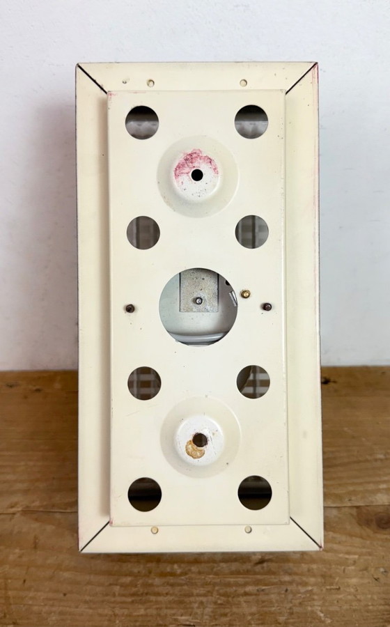 Image 1 of Applique ou plafonnier vintage en verre de Napako, années 1970