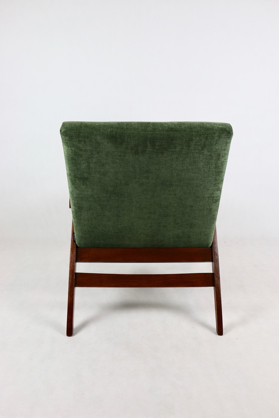 Image 1 of Czech Tatra Armchair In Olive Green Attributed To Frantisek Jirak, 1970S