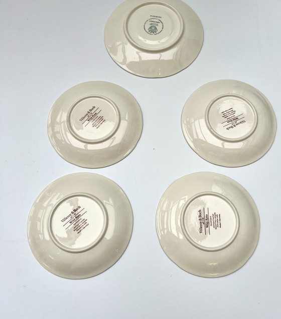 Image 1 of Título para Whoppah Villeroy & Boch “Wild Rose” – Juego de 6 platillos, porcelana pintada a mano