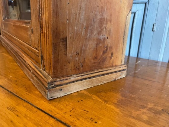 Image 1 of Vitrine suspendue, meuble de collection, meuble de toilette, antiquité française