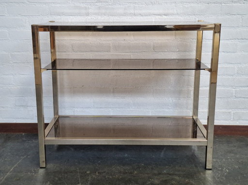 console de style Hollywood Regency