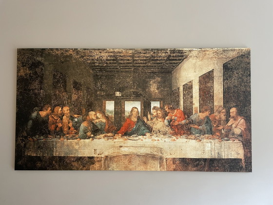 Image 1 of Tela con vernice - Ultima Cena - da Vinci