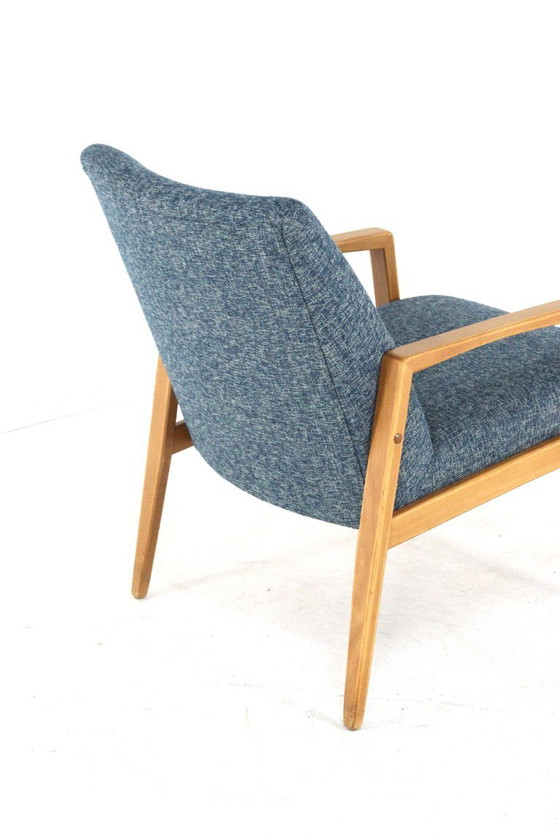 Image 1 of Vintage fauteuil 'Alerheim' nieuw gestoffeerd