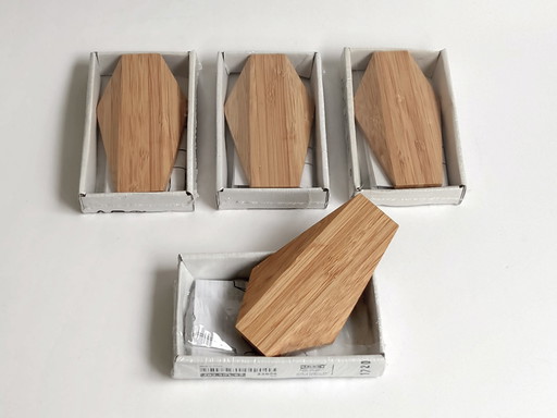 4 ganci appendiabiti da parete Skuggis Ikea