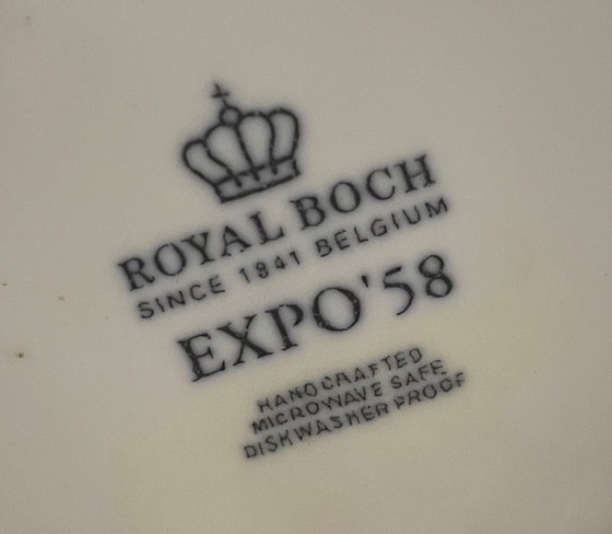 Image 1 of Royal Boch - Expo 1958 design vaas ontwerp Lucien de Roeck - replica