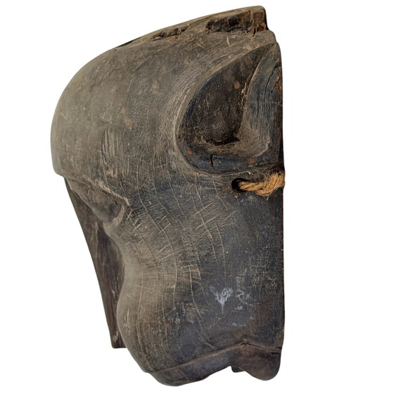 Antigua Máscara Chamánica Nepalí con Dientes – Middle Hills – ca. 1880–1920 – Esculturas, Wood (photo 5 of 6)