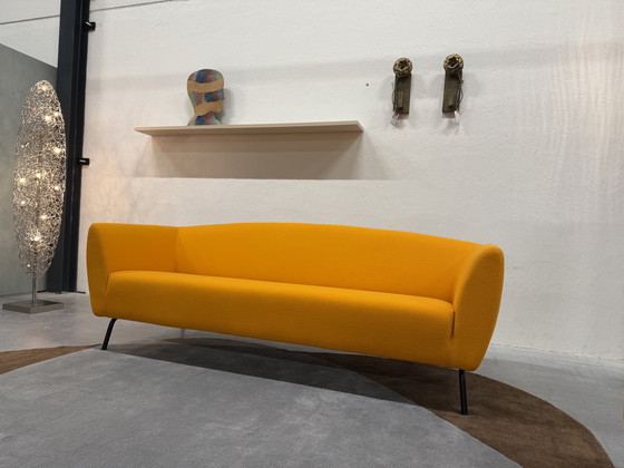 Image 1 of Gelderland 6250 Bank 3 Seater Tonus orange fabric