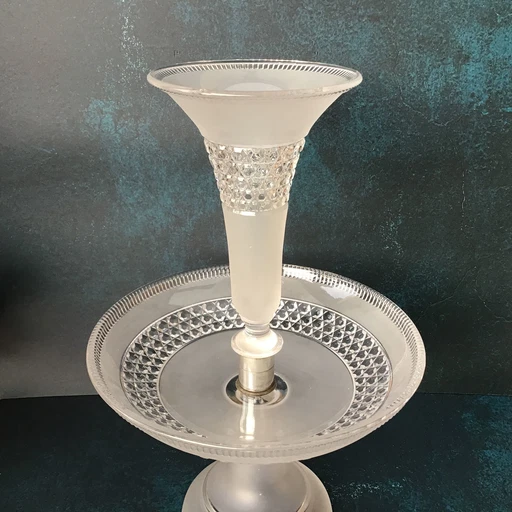 Baccarat Kristal Epergne - Etagère 19e-eeuws tafelstuk