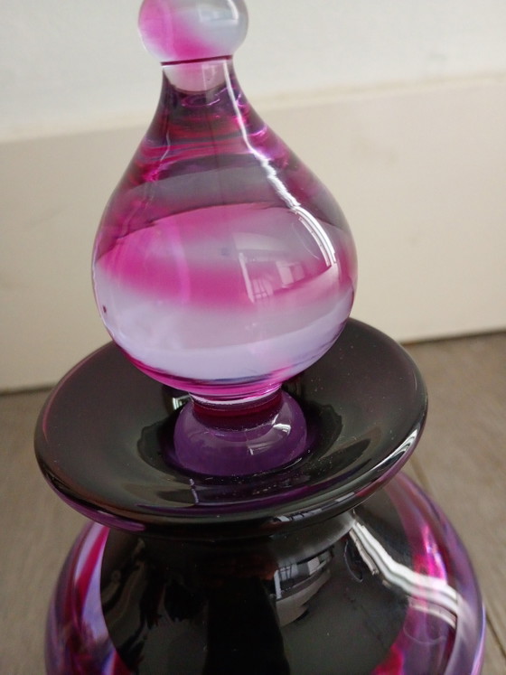 Raro! Bottiglia di profumo Caithness Glass "Samarkand" – Edizione Limitata 27/150 – Arte in vetro (photo 3 of 7)