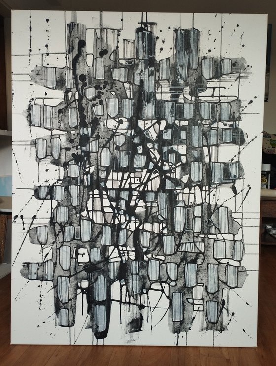 Image 1 of Composition abstraite XXL de Natia Antadze