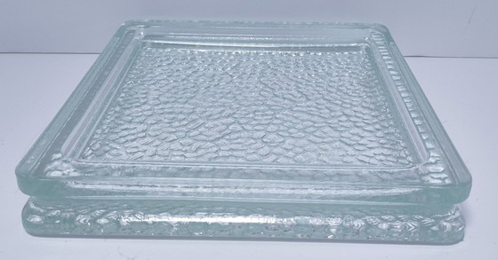Image 1 of 1970s glass-blocked trinket tray