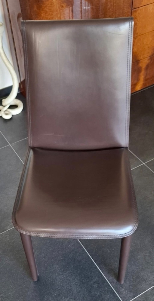 Sedie di design in pelle italiana Fasem – eetkamerstoelen, Leather