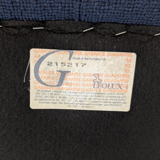 Image 1 of Original Leolux Tango Sofa Design Couch Fabric Blue Italy