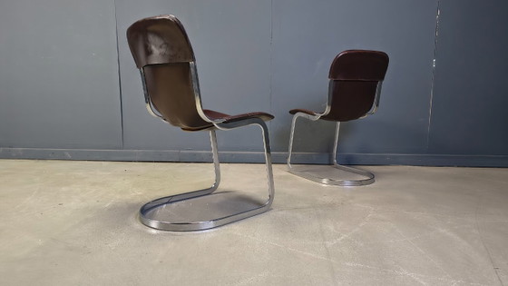 Image 1 of Vintage dining chairs by Cidue set of 6, 1970s