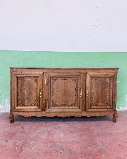 Credenza bassa primi 900 Rovere scolpita