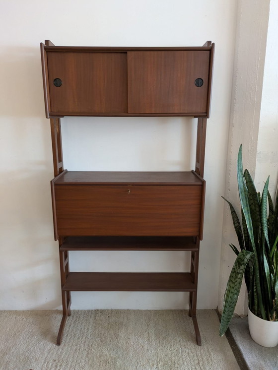 Image 1 of Vintage teak wall system, Simpla Lux