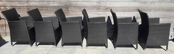 Image 1 of 6 sedie da pranzo Varaschin con cuscini