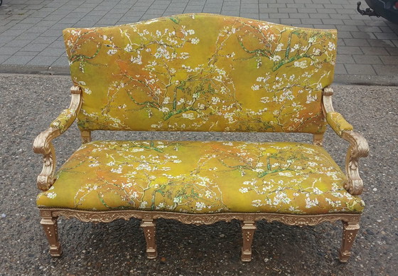 Image 1 of Antique Louis XIV sofa.