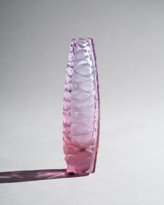 Image 1 of Alexandrite Neodymium Art Glass Vase Václav Horáček Josefodol ZBS Czech 1957