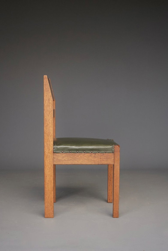 Image 1 of 2 rare Modernist Side Chairs by Piet Klaarhamer, 1917