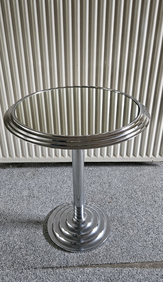Image 1 of Ensemble de tables d'appoint chromées à miroir