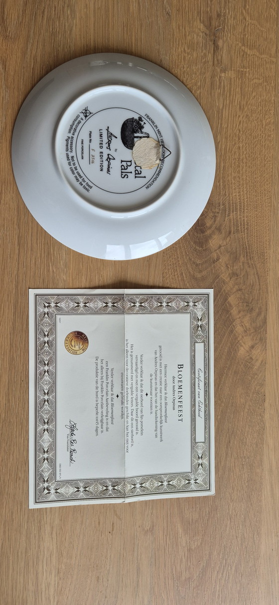5x piatti decorativi Franklin Mint, edizione limitata – Decorazione, Oro, Porcellana (photo 4 of 10)