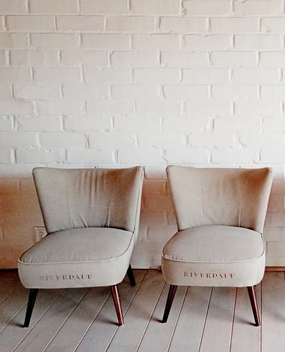 Image 1 of Set of 2 vintage cocktail seats Riverdale