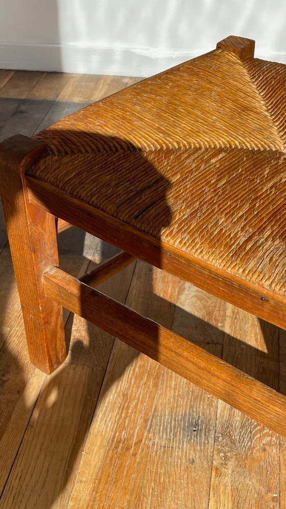 Image 1 of TABOURET Paille Ancien Esprit CAMPAGNE