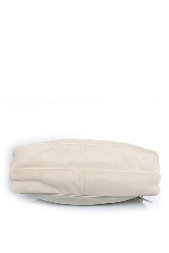 Image 1 of Hogan, witte leren shopper