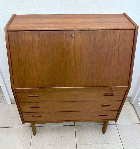 Image 1 of Vintage Deense secretaire Bernhard Pedersen & Zoon