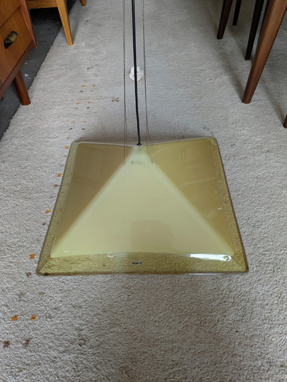 Image 1 of Vintage design Guzzini acryl hanglamp. (gemerkt)