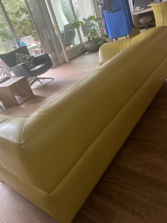 Sofá de cuero de 3 plazas Leolux Faya Lobi – Leather, Aluminium (photo 4 of 9)
