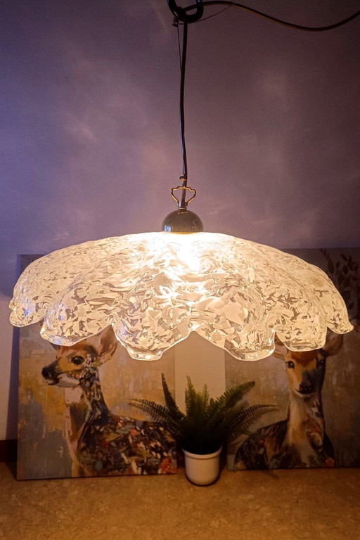 MURANO Elegante hanglamp met verstelbare hoogte - merk Sylcom uit de jaren 90 - handgemaakt - gemaakt in Italië / NIEUW
